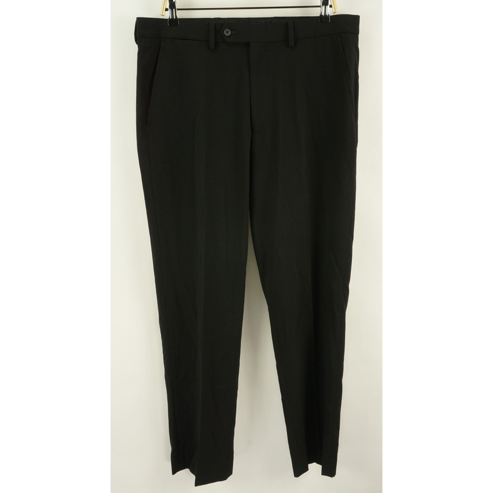 New Nautica Gaff Performance Bi-Stretch Travel Dress Pants Men's 36 x 31 Black